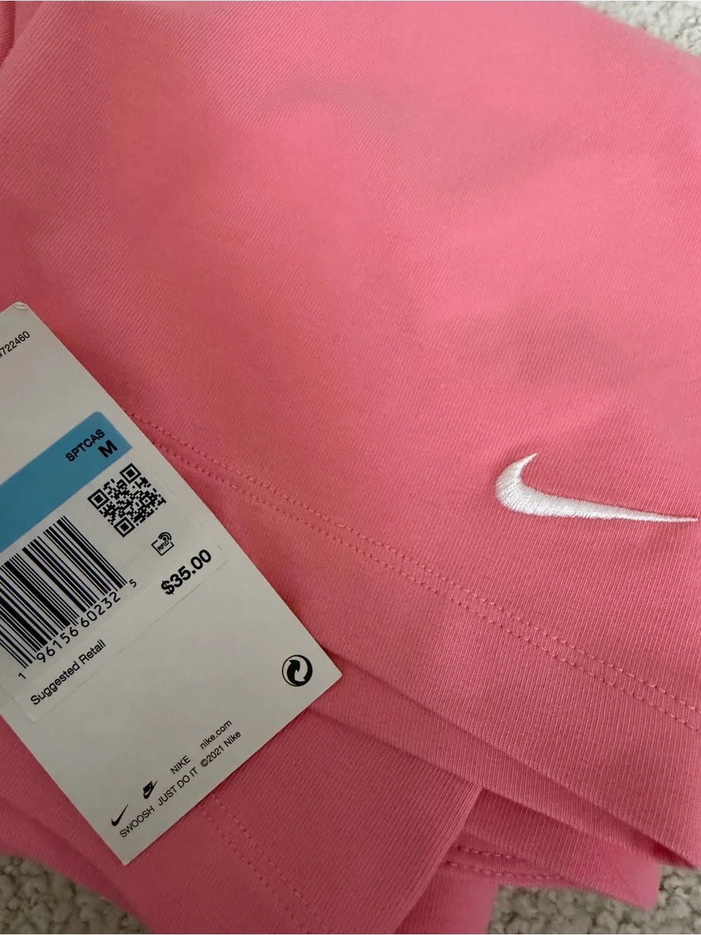 Nike Women’s Coral Pink Bike Shorts